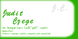 judit czege business card